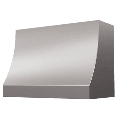 Havana custom metal range hood shape