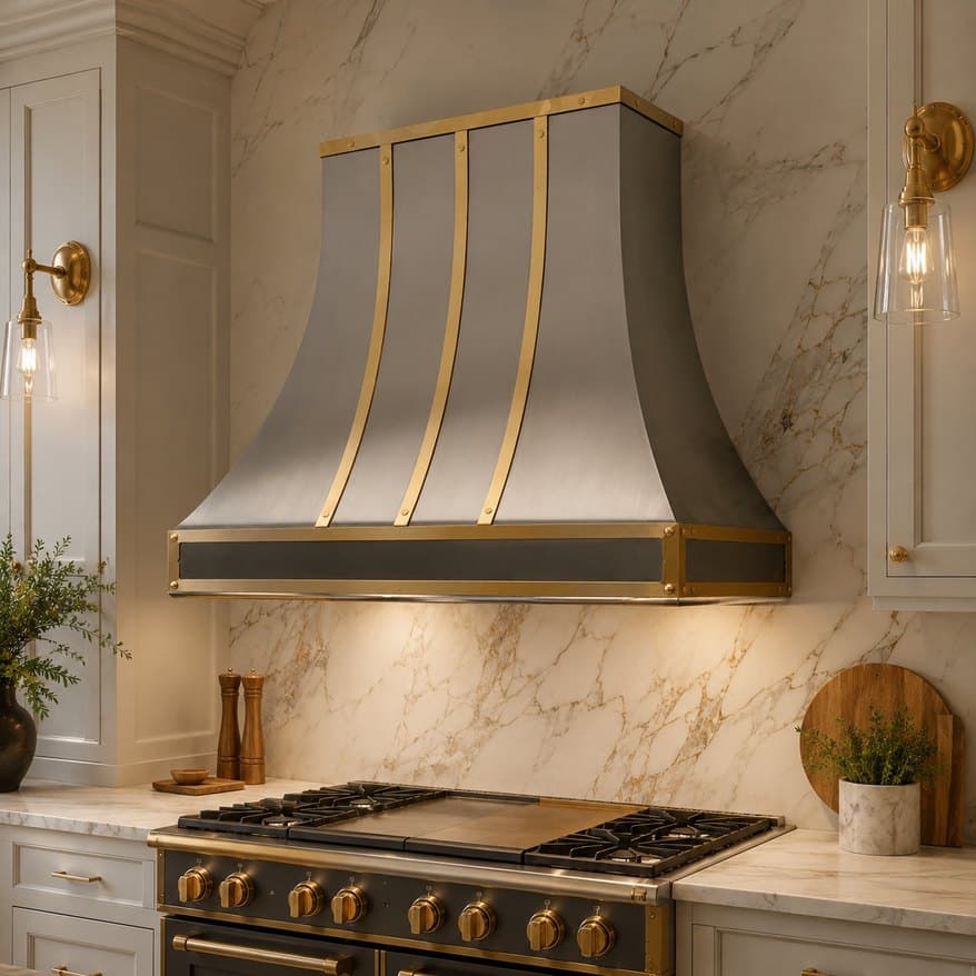 Miranda Collection — Monarch custom metal range hoods